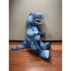 Build A Bear  Dinosaur T-Rex 17" Plush Blue  Stuffed Animal SOFT P1
